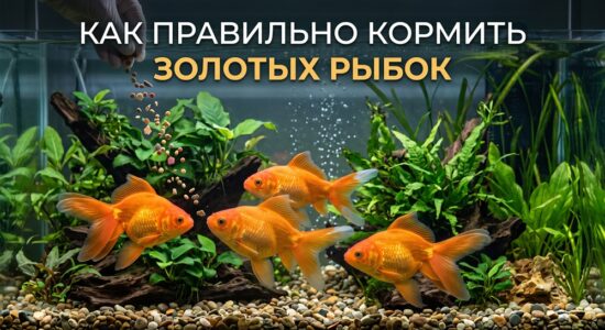 Как правильно кормить золотых рыбок
