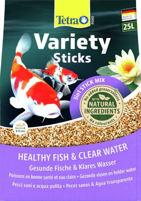 Корм для прудовых рыб Tetra Pond Variety Sticks 25л смесь палочки