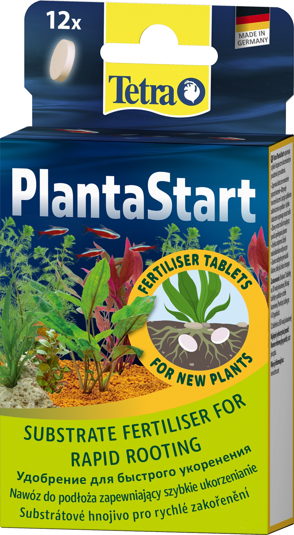 Удобрение Тетра PlantaStart 12 таблеток Удобрение Тетра PlantaStart 12 таблеток