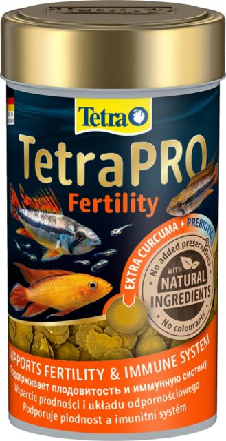 Корм для рыб TetraPro Fertility 100мл с куркумой для поддержания репродуктивных функций