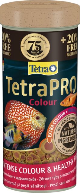 Корм для рыб TetraPro Colour 300мл (250мл + 20% Bonus) чипсы для улучшения окраса