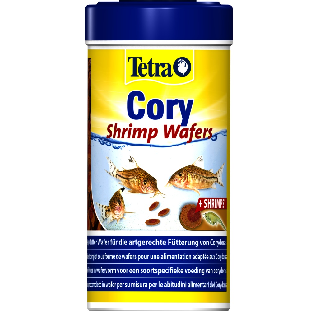 Корм для донных рыб Tetra Cory Shrimp Wafers 250мл двухцветные пластинки Корм для донных рыб Tetra Cory Shrimp Wafers 250мл двухцветные пластинки