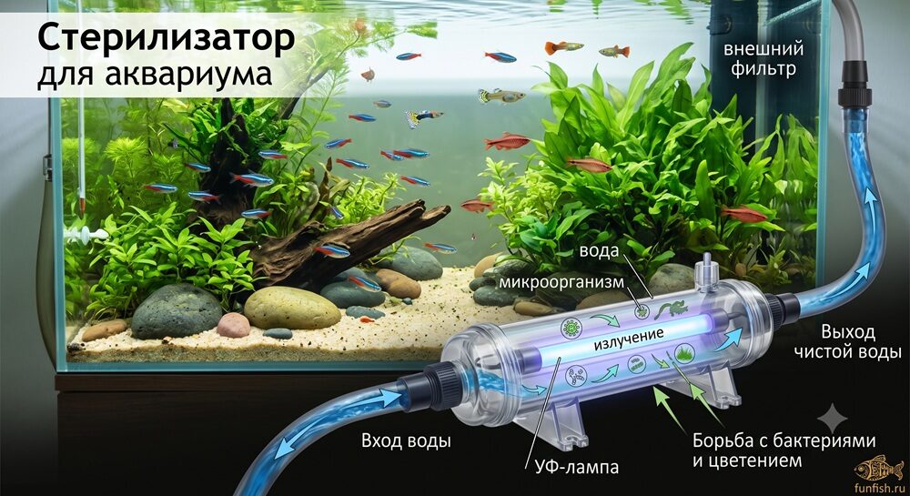 УФ-стерилизатор для аквариума